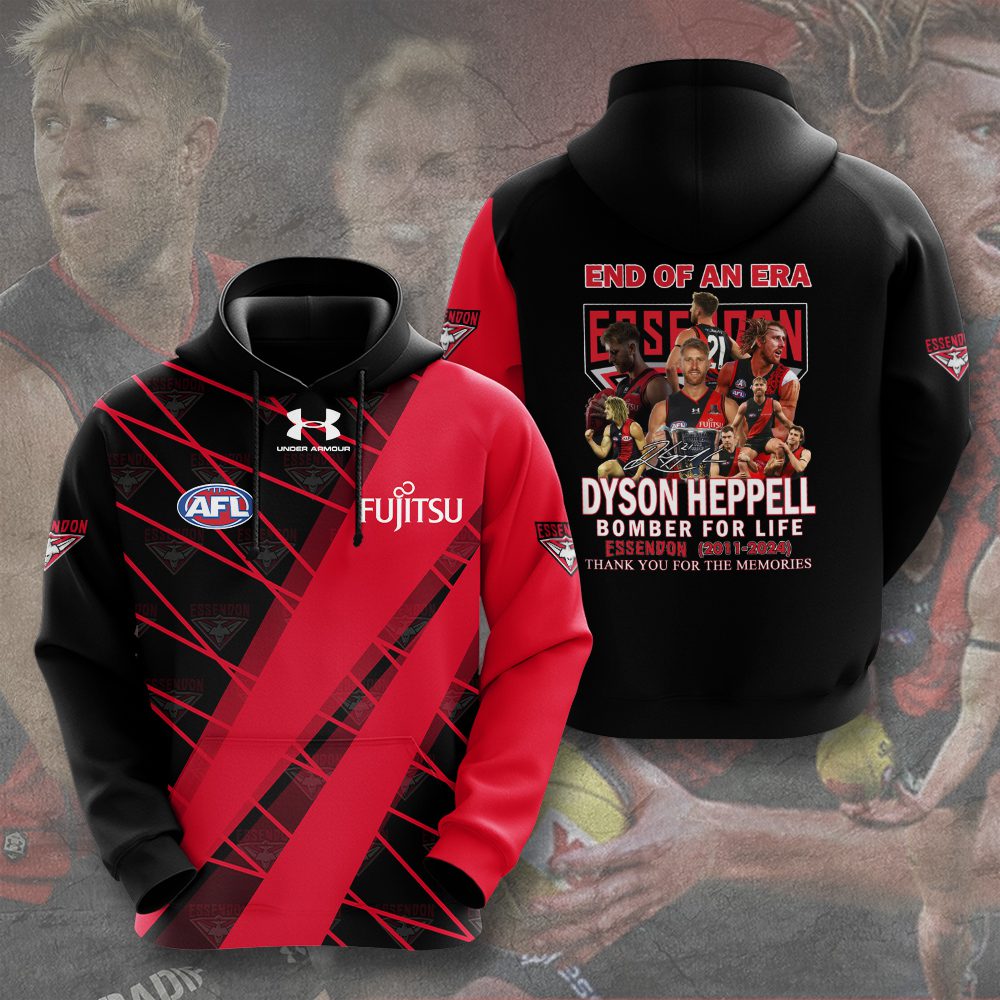 Essendon FC X Dyson Heppell Unisex Hoodie GHD5344