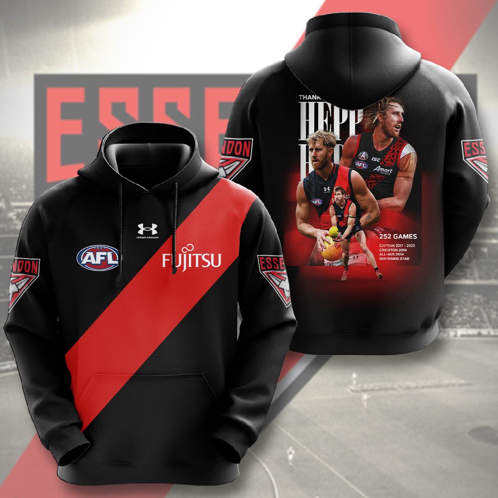 Essendon FC X Dyson Heppell Unisex Hoodie GHD5350