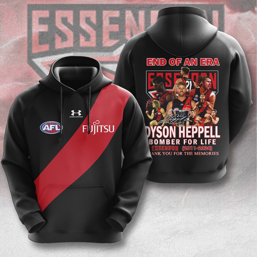 Essendon FC X Dyson Heppell Unisex Hoodie GHD5361