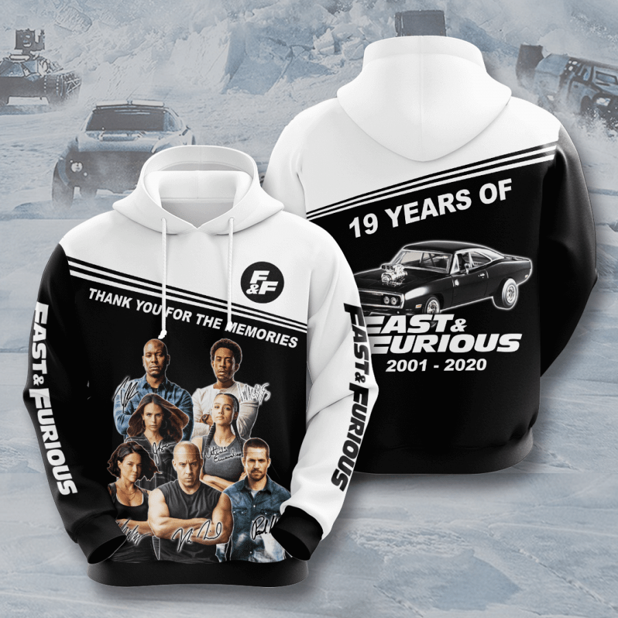 Fast And Furius 3D Hoodie