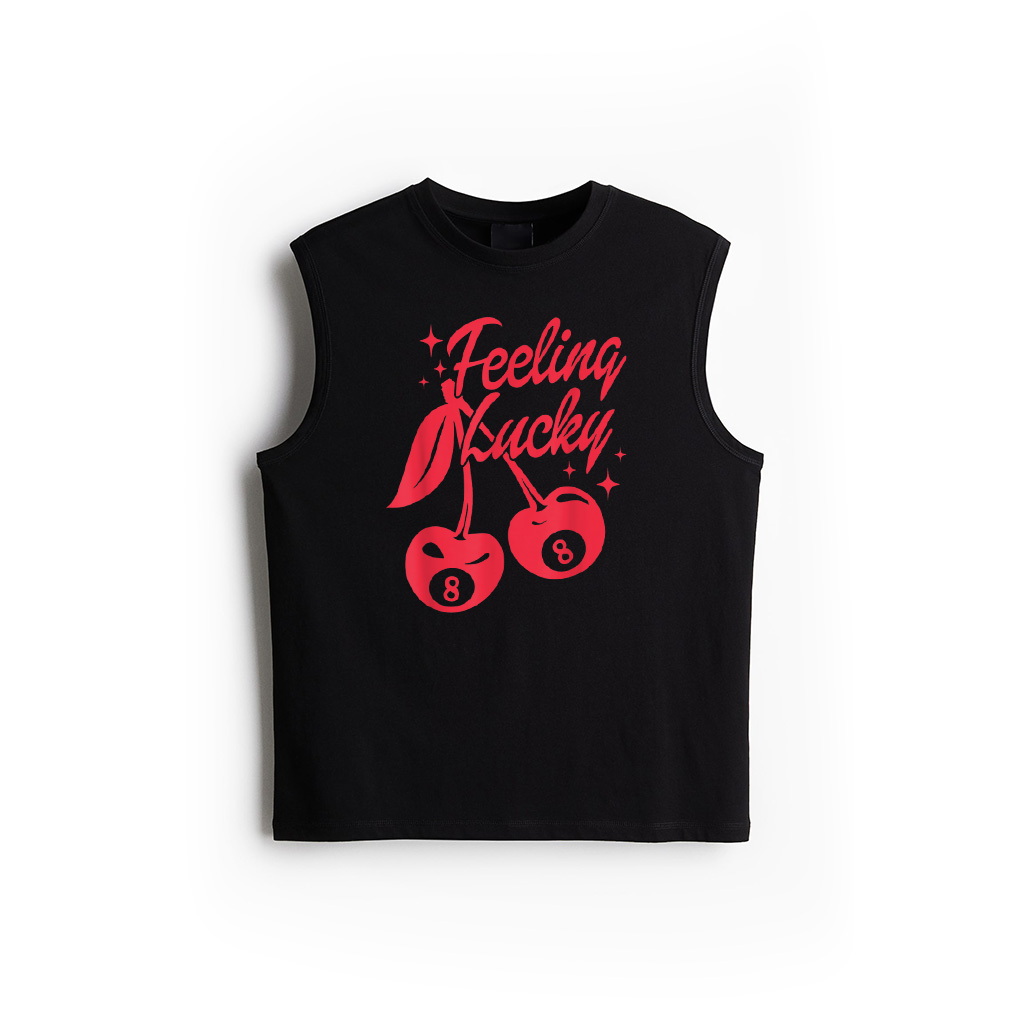 Feeling Lucky Cherry 8 Ball Tank Top