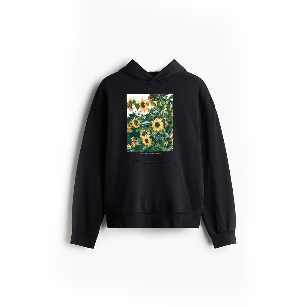Floral Sunflower Streetwear Aesthetic Fashion Graphic Hoodie