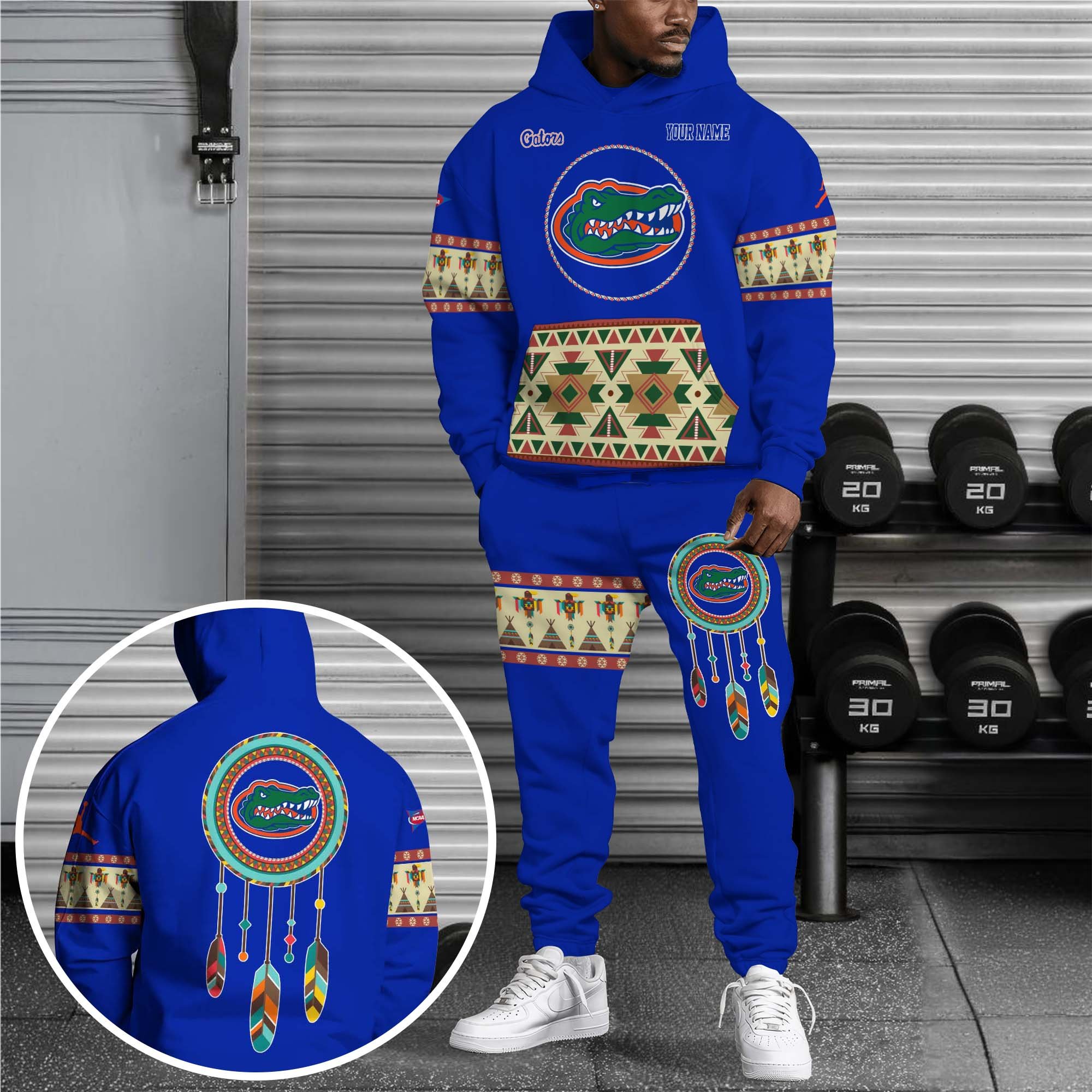 Florida Gators Hoodie Sweatpants Set Custom Your Name, Sport Hoodie Sweatpants Set, Sport Gifts For Fan