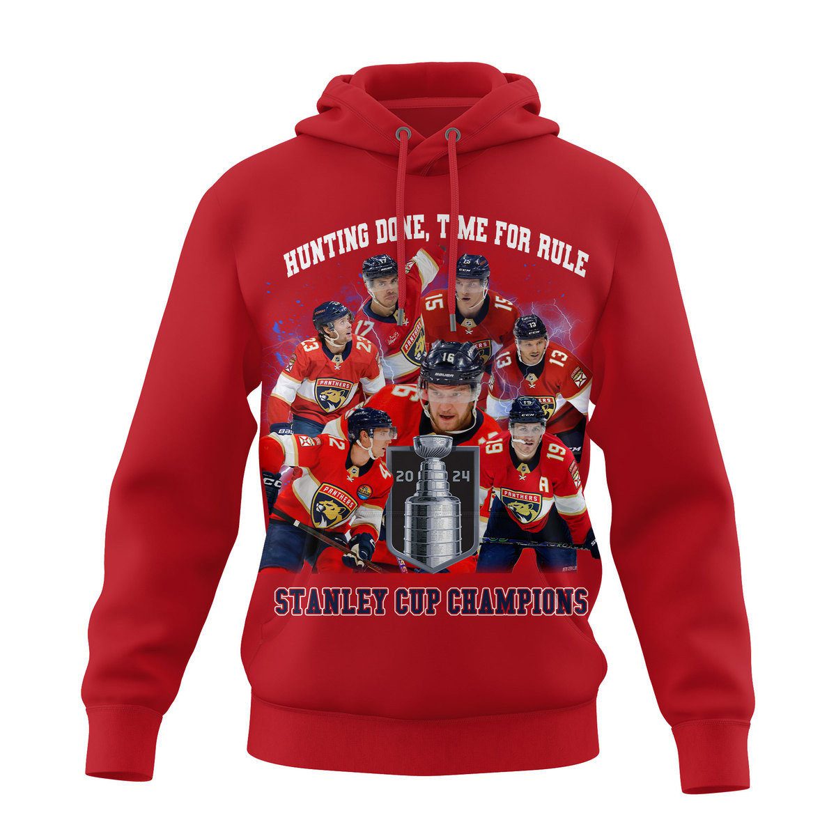Florida Panthers 2024 Stanley Cup Champions Unisex Hoodie 