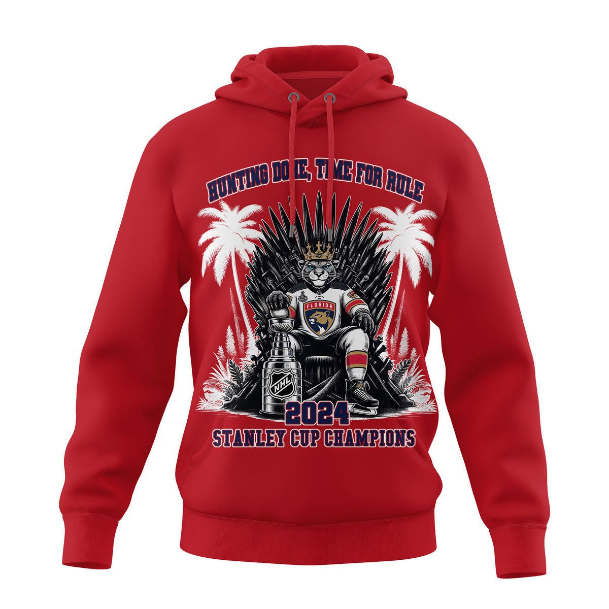 Florida Panthers 2024 Stanley Cup Champions Unisex Hoodie 