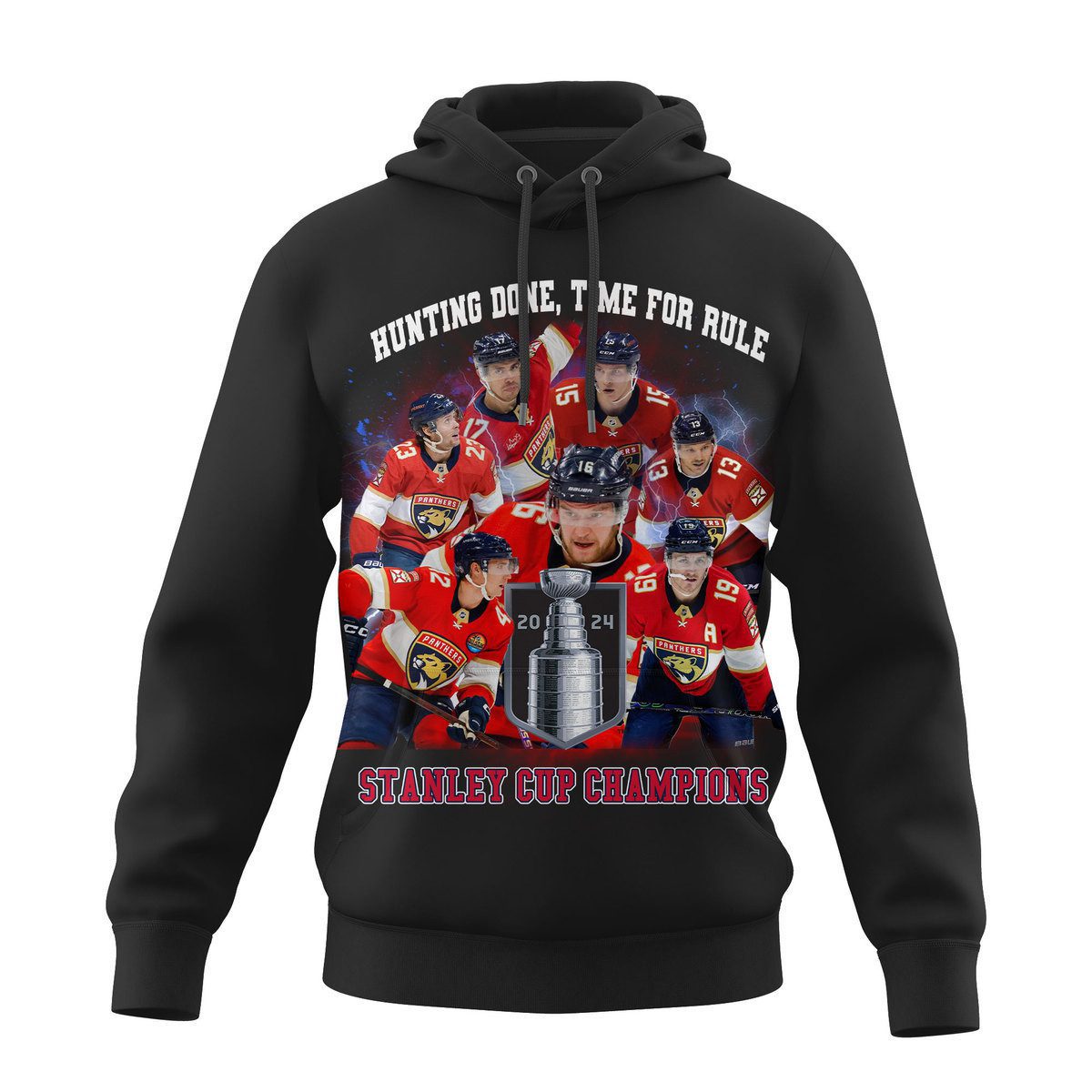 Florida Panthers 2024 Stanley Cup Champions Unisex Hoodie 