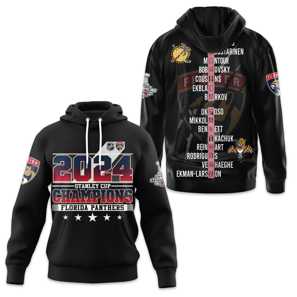 Florida Panthers 2024 Stanley Cup Champions Unisex Hoodie 