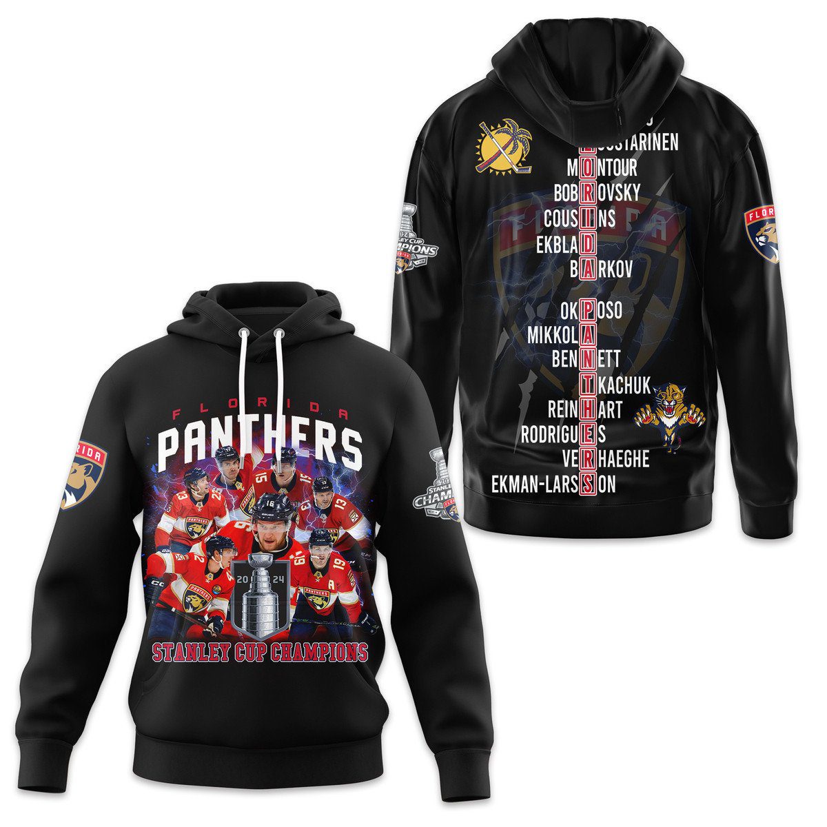 Florida Panthers 2024 Stanley Cup Champions Unisex Hoodie 