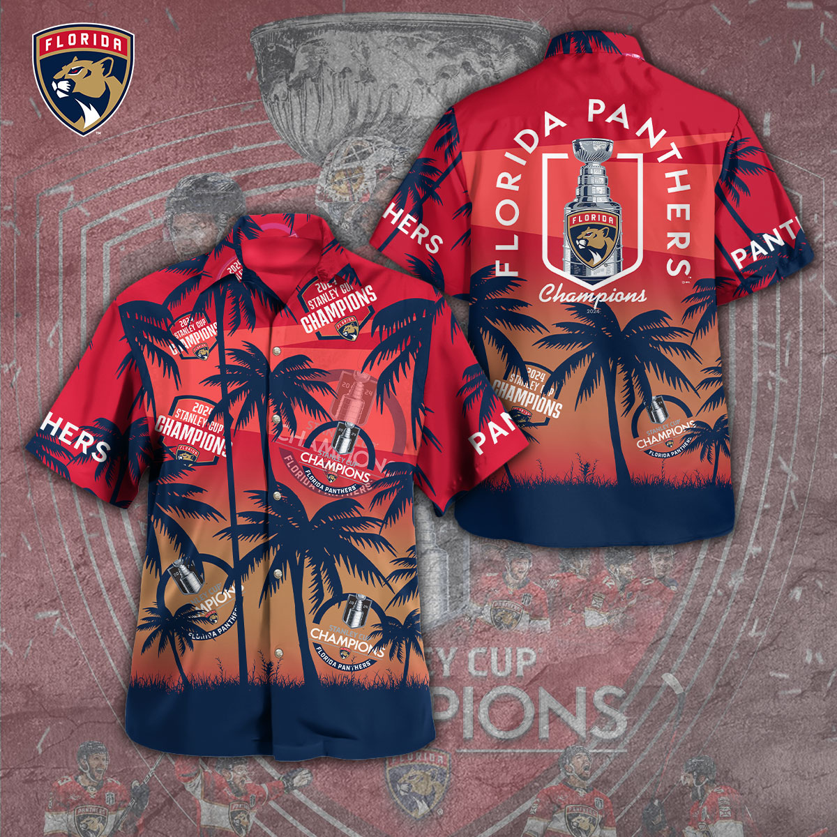 Florida Panthers NHL Hawaiian Shirt Gifts For Fans