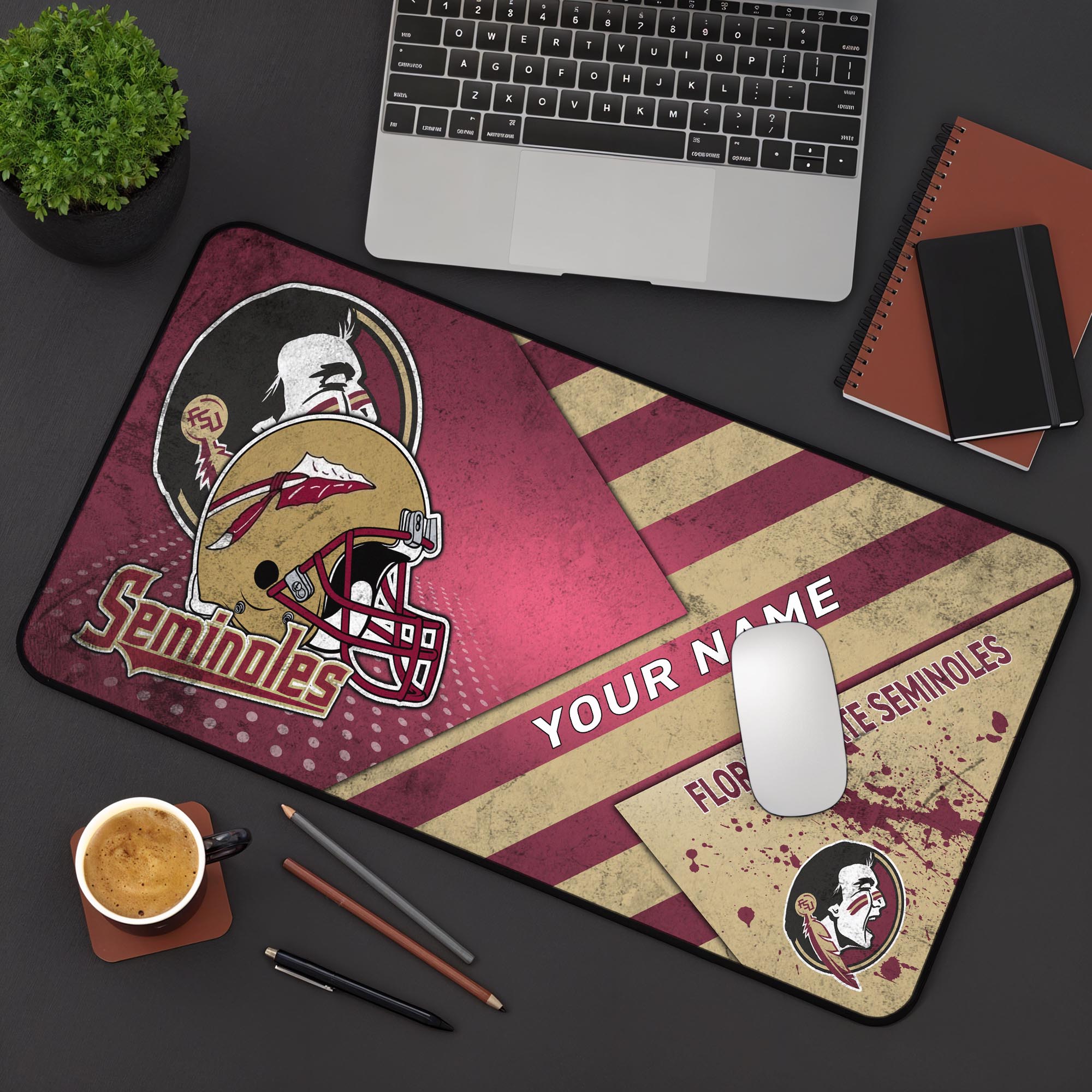 Florida State Seminoles 2025 Version Mouse Pad Custom Printed, Sport Team Mouse Pad, Sport Gift For Fans