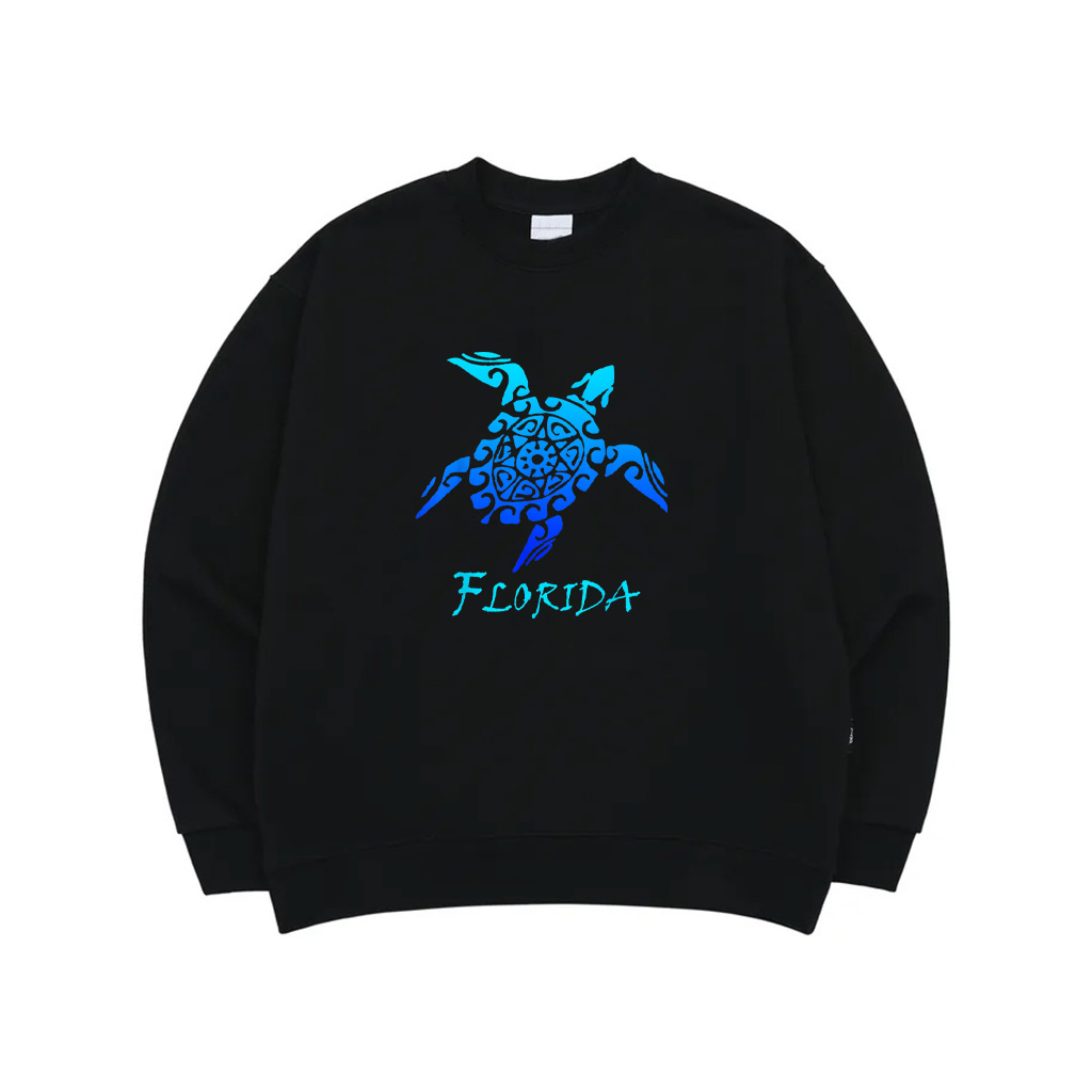 Florida Vacation Vintage Retro Sea Turtle Sweatshirt