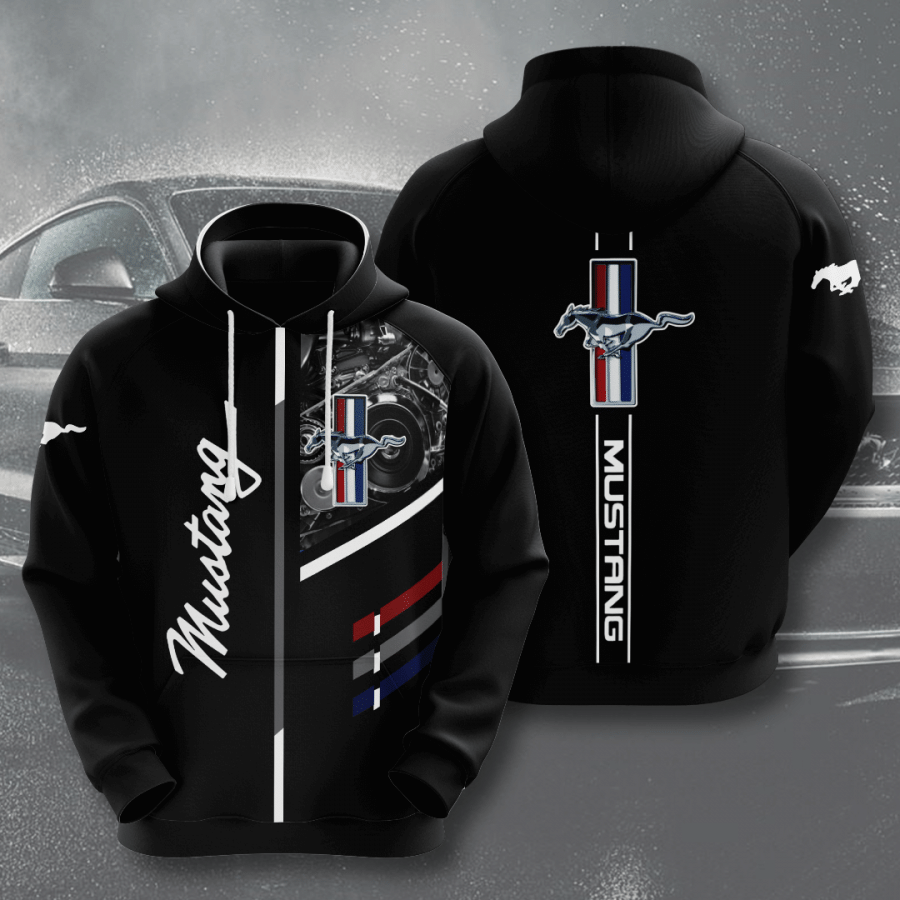 Ford Mustang 3D Hoodie