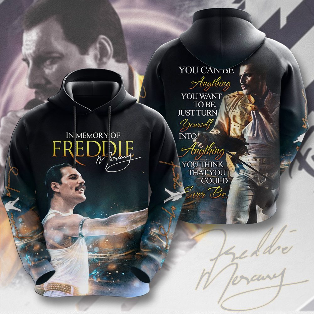 Freddie Mercury 3D Unisex Hoodie GNC1173