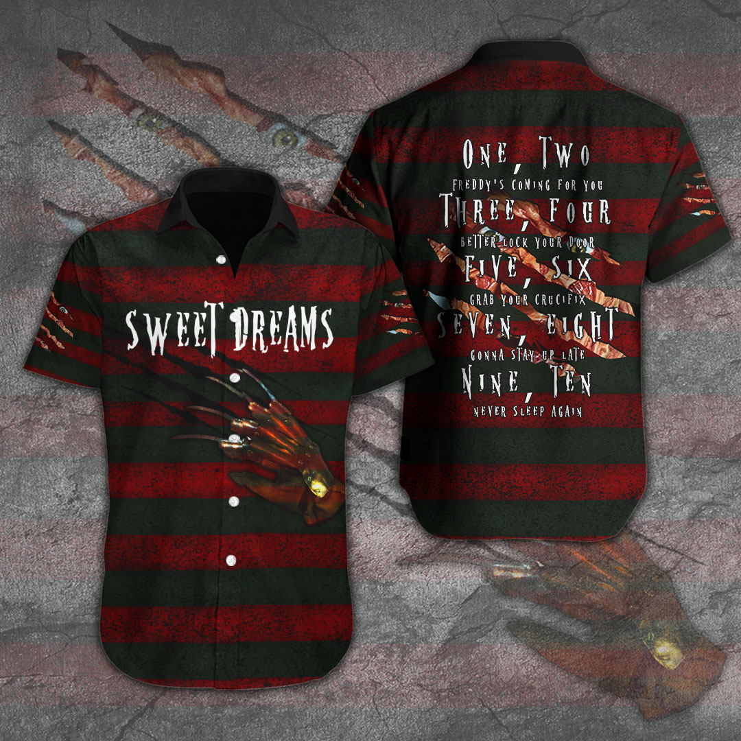 Freddy Krueger Movies Hawaiian Shirt Gifts For Fans
