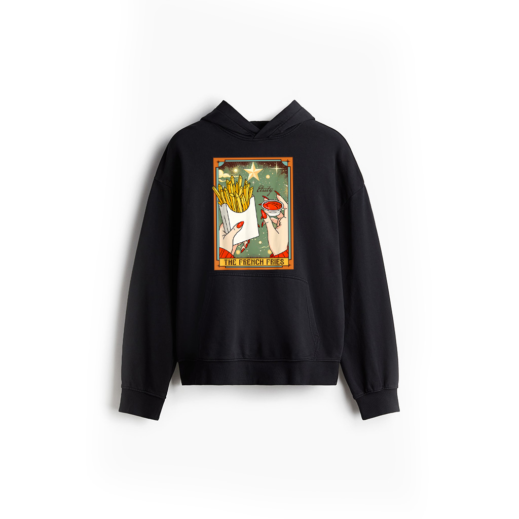 French Fries Lover Food Foodie The French Fries Tarot Card Hoodie