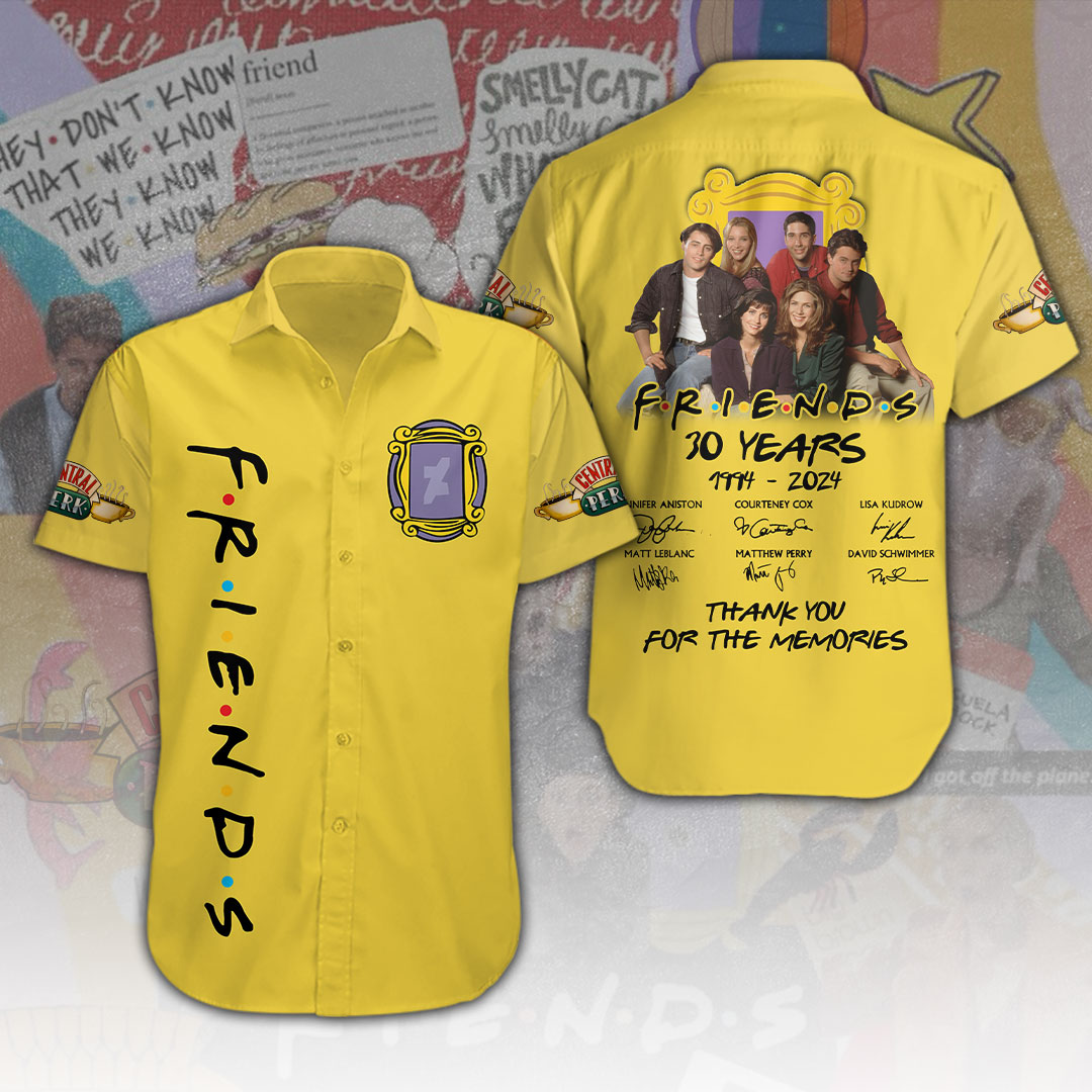 Friends Movies Hawaiian Shirt Gifts For Fans