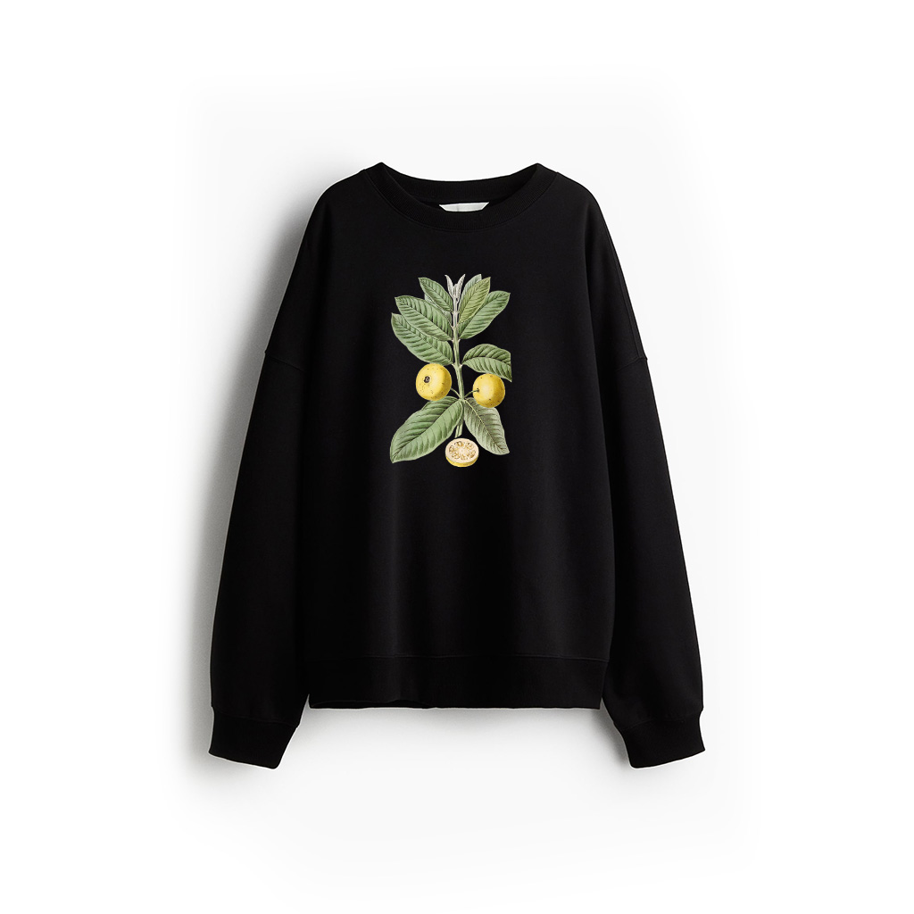Fruit Vintage Botanical Flower Beautiful Floral Sweatshirt
