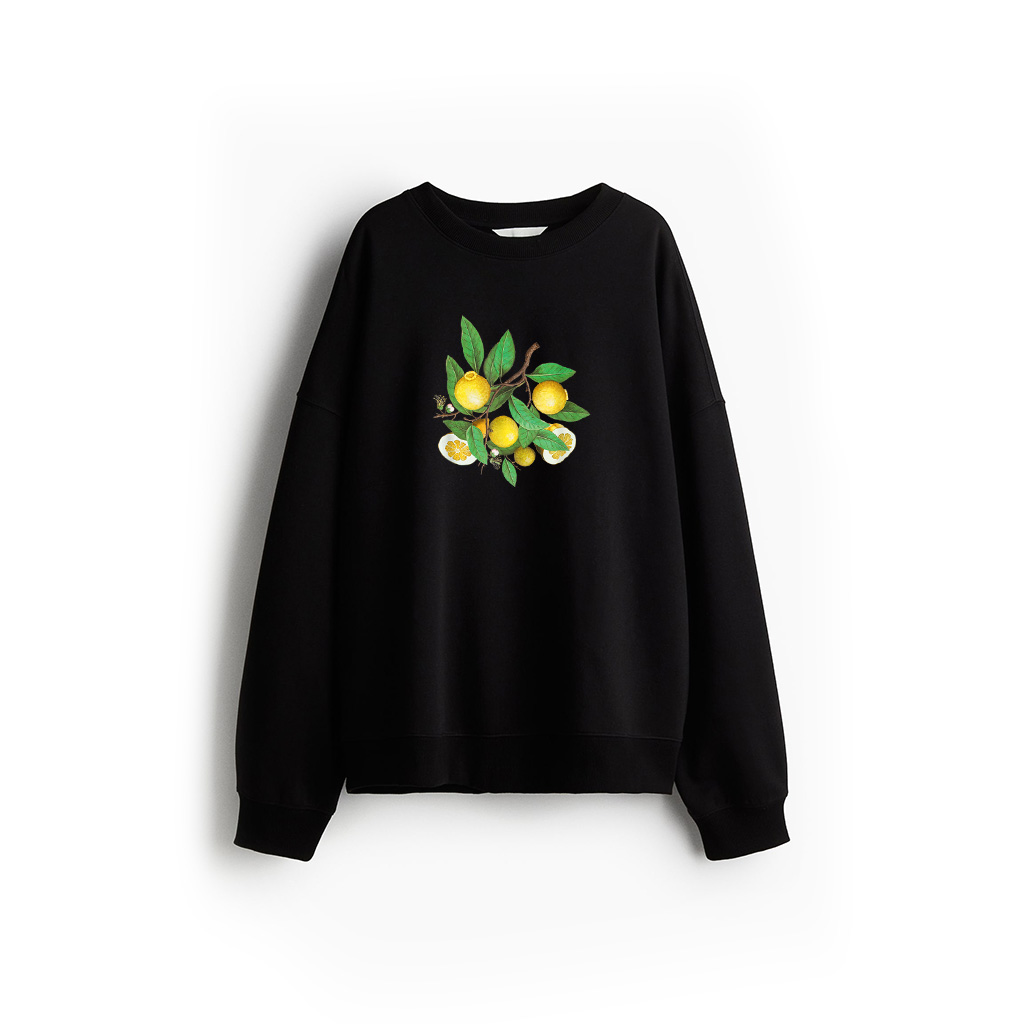 Fruit Vintage Lemon Food Sweatshirt