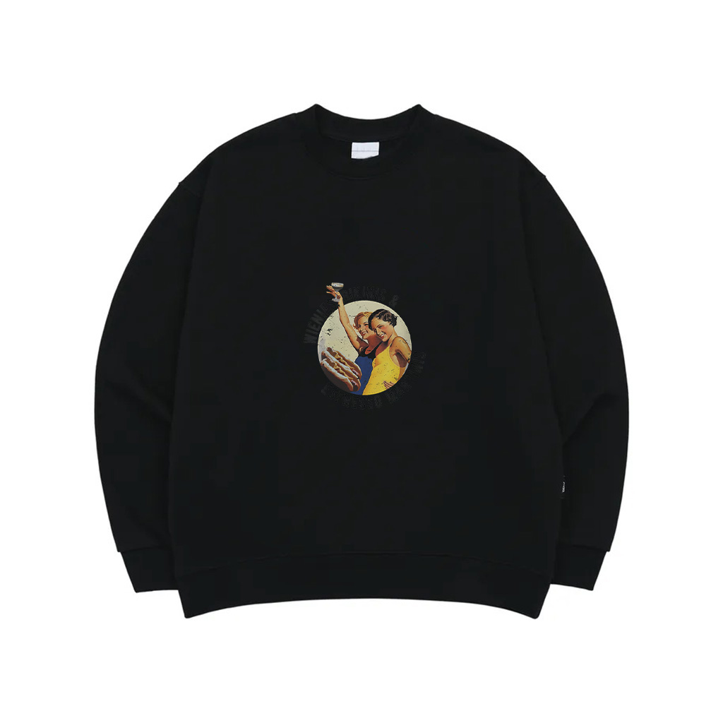 Fun Girl Summer Essentials Wienies Bikinis Espresso Martinis Sweatshirt