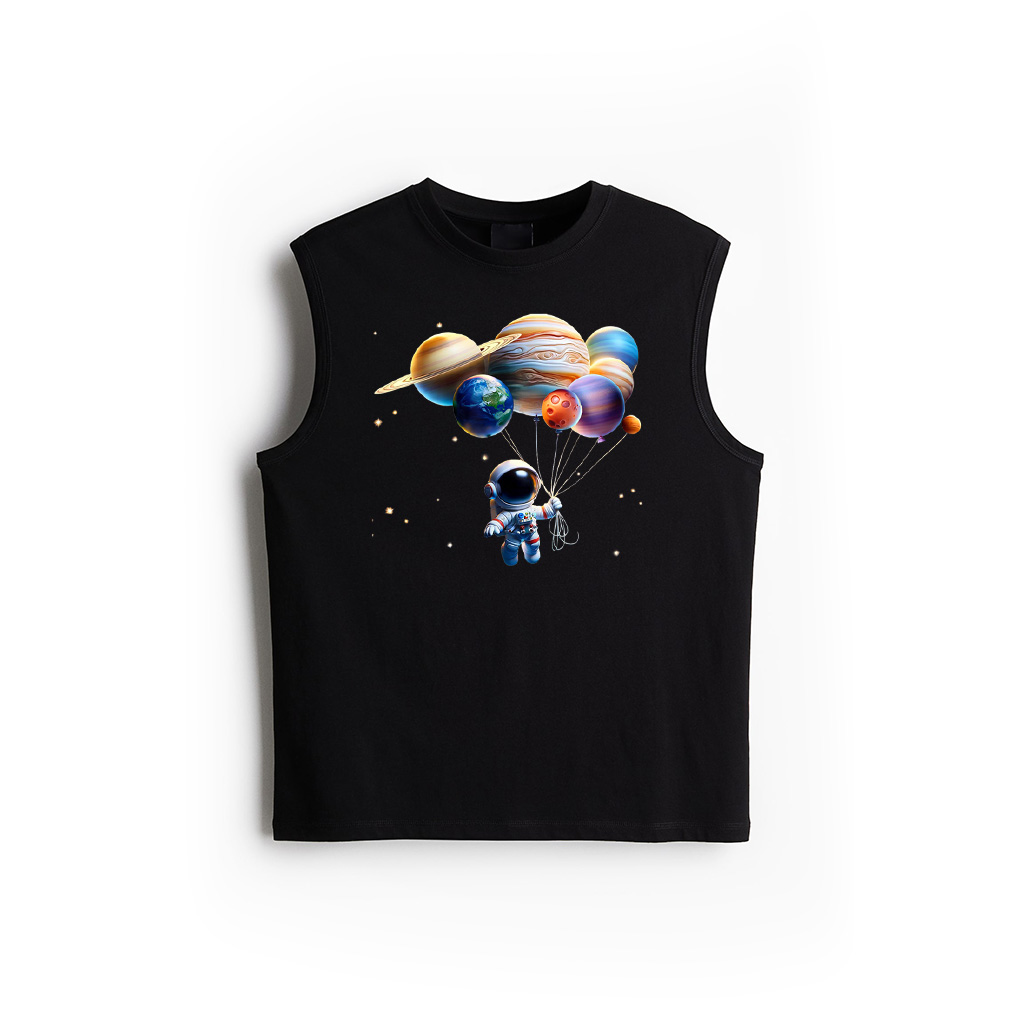 Funny Astronaut Planets Gift Men Women Kids Astronomy Space Tank Top