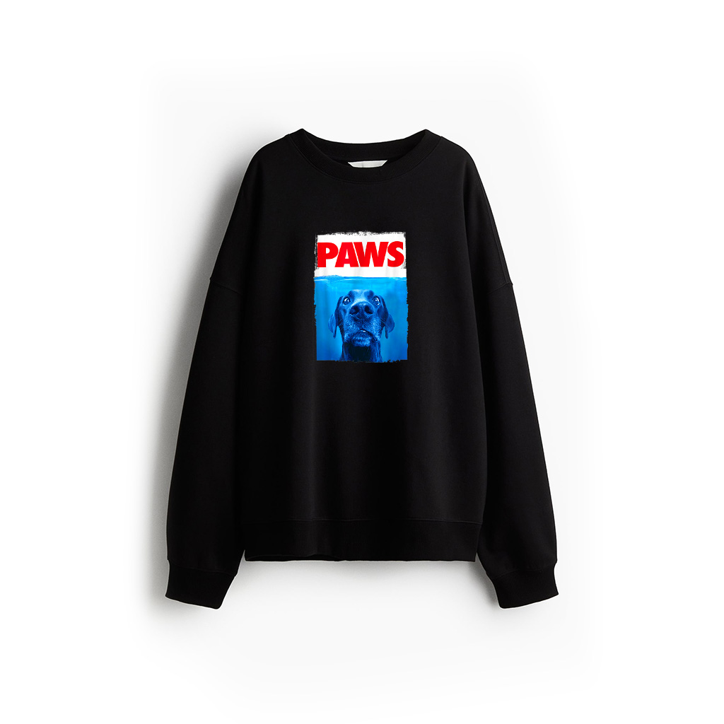 Funny Awesome Paws Movie Parody Dog Sweatshirt