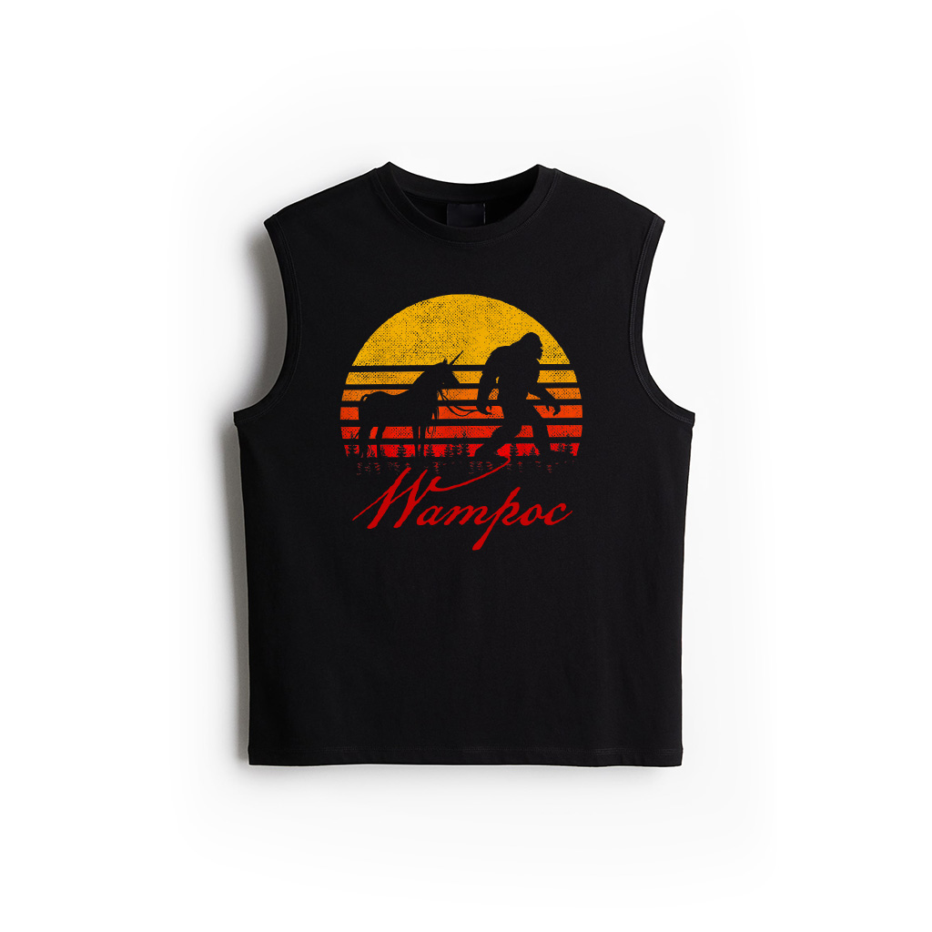 Funny Bigfoot Unicorn Vintage Tank Top