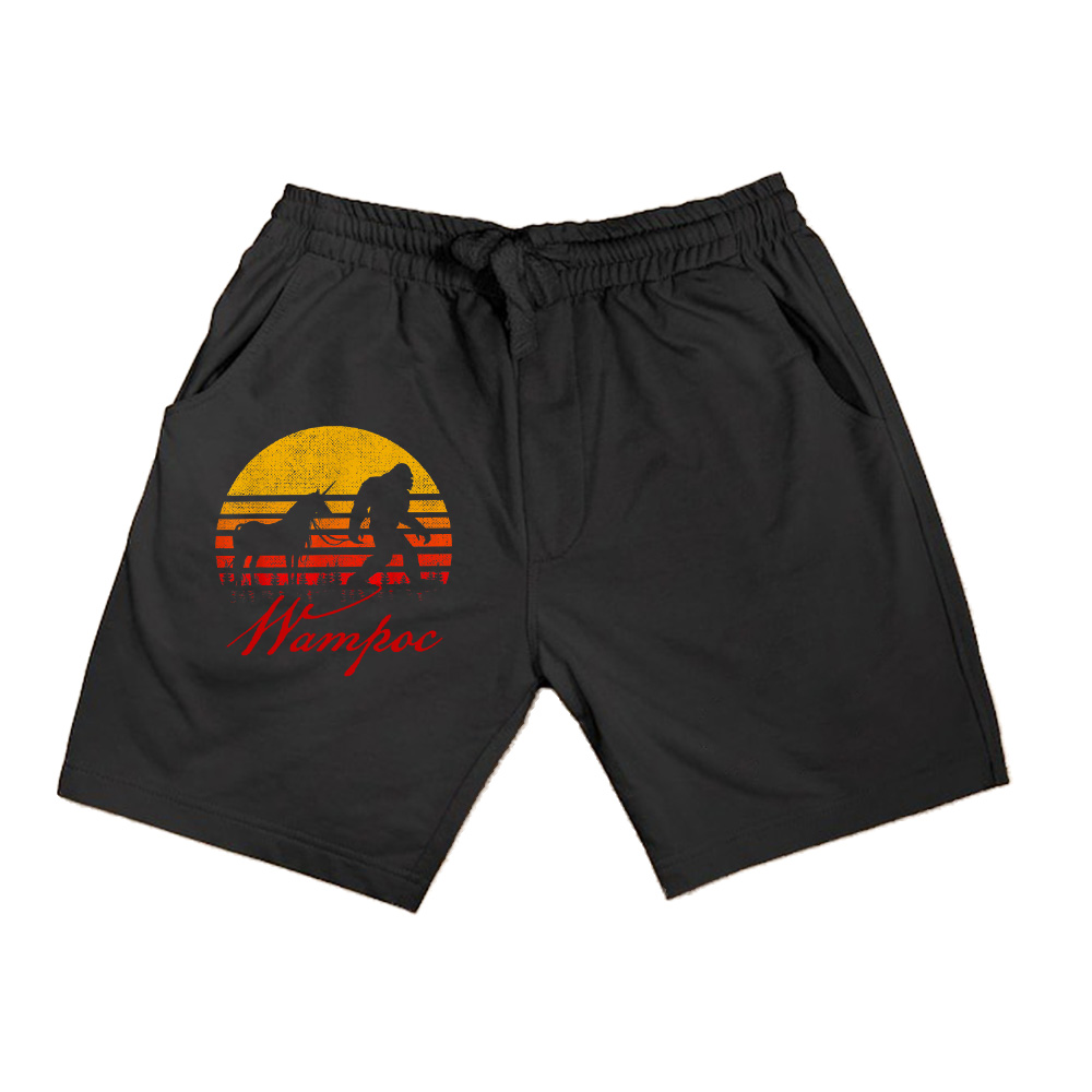 Funny Bigfoot Unicorn Vintage Shorts