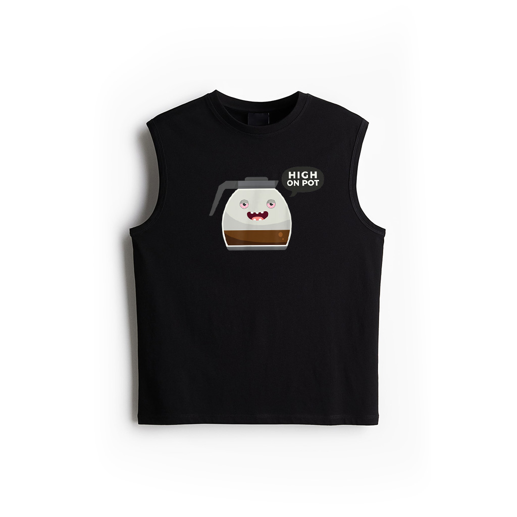 Funny Coffee Pot Tank Top