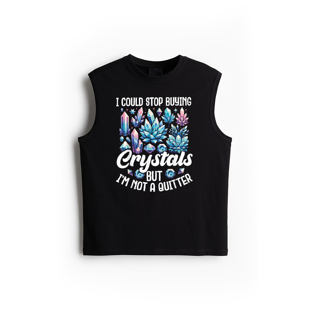Funny Crystal Collector Design, Obsessed With Crystals, Tank Top