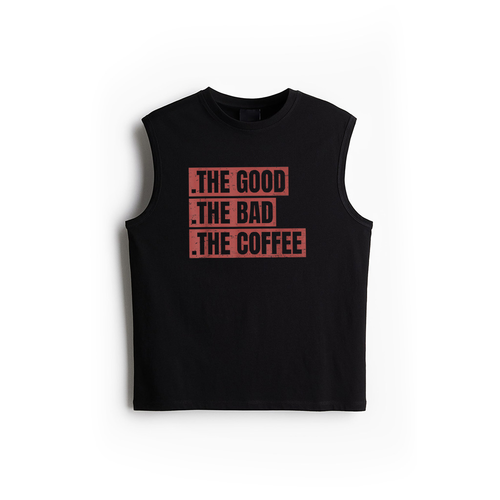 Funny Das Gute Das Schlechte Der Kaffee Vintage Tank Top