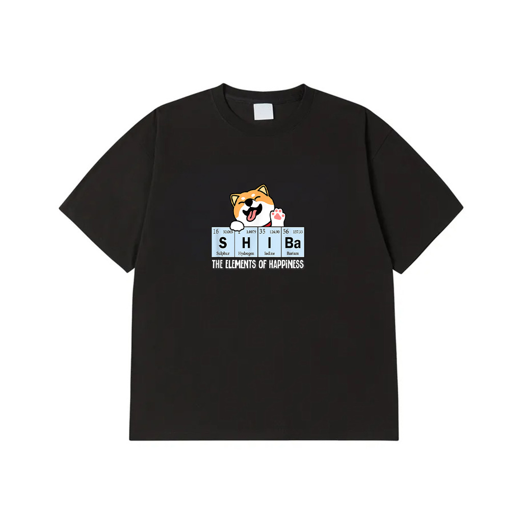 Funny Elements Happiness Kawaii Shiba Inu Lover T-Shirt