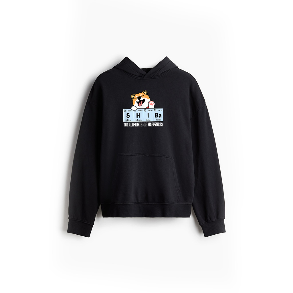 Funny Elements Happiness Kawaii Shiba Inu Lover Hoodie