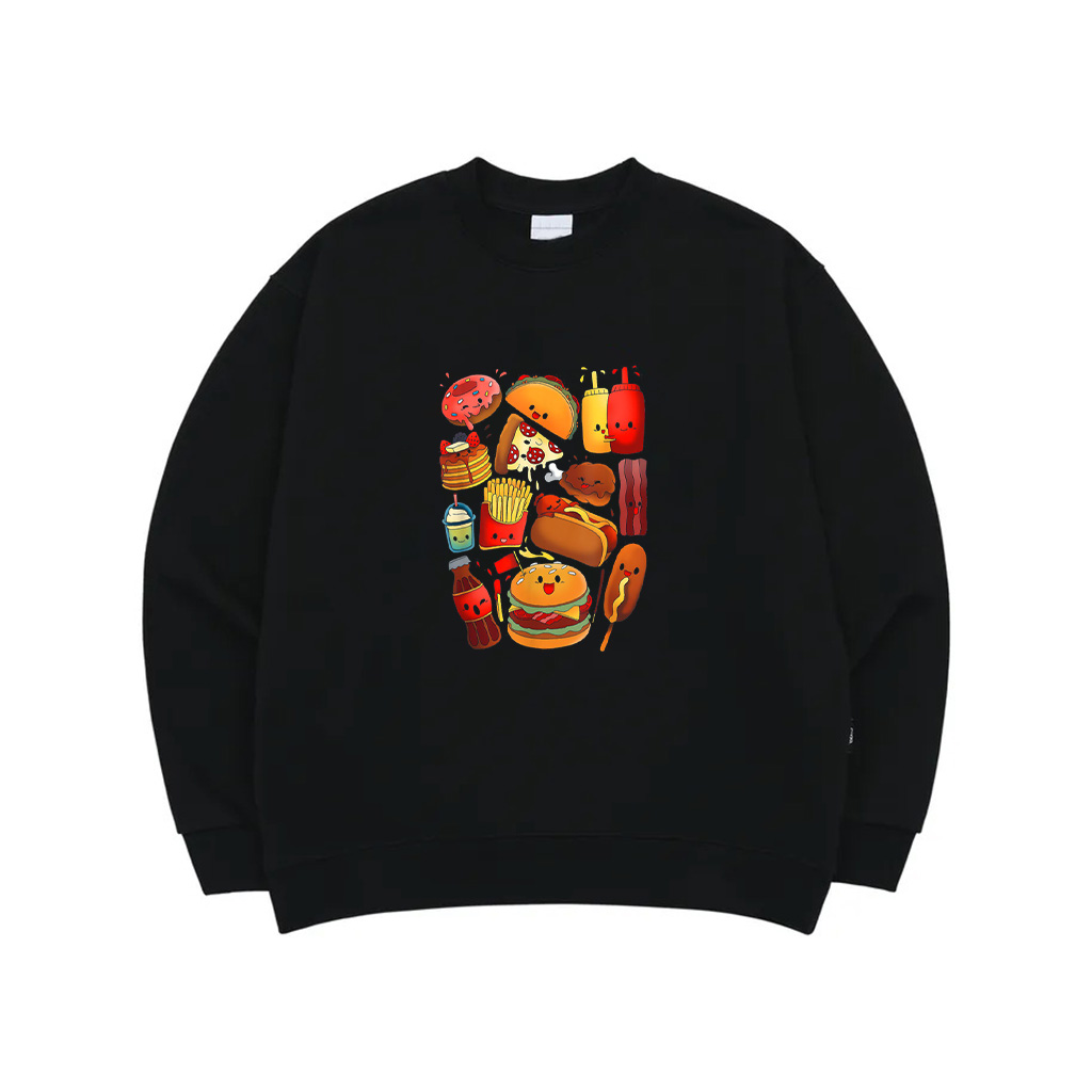 Funny Fast Food Fastfood Graphic Kawaii Sweatshirt
