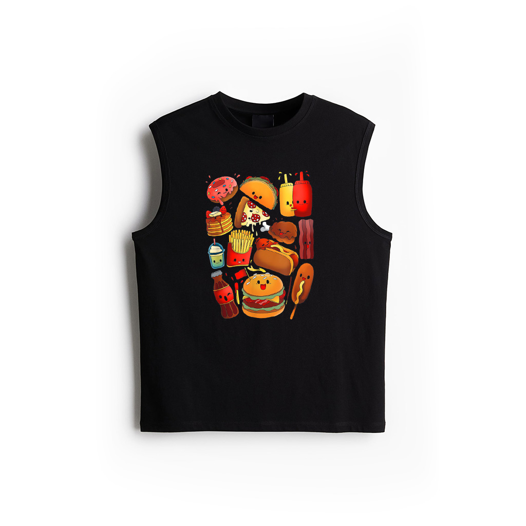 Funny Fast Food Fastfood Graphic Kawaii Tank Top