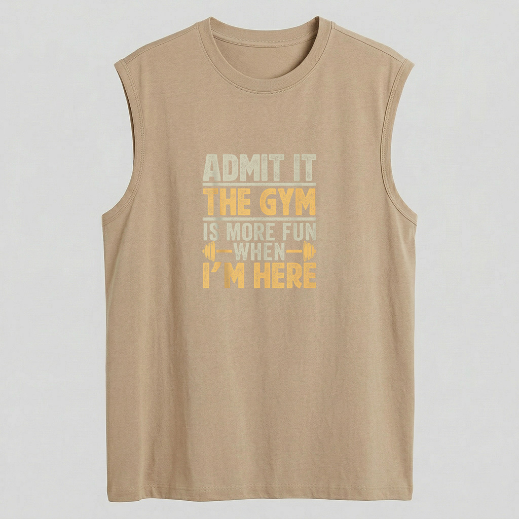 Funny Gym Shirt Admit It The Gym Is More Fun When I - Image 4