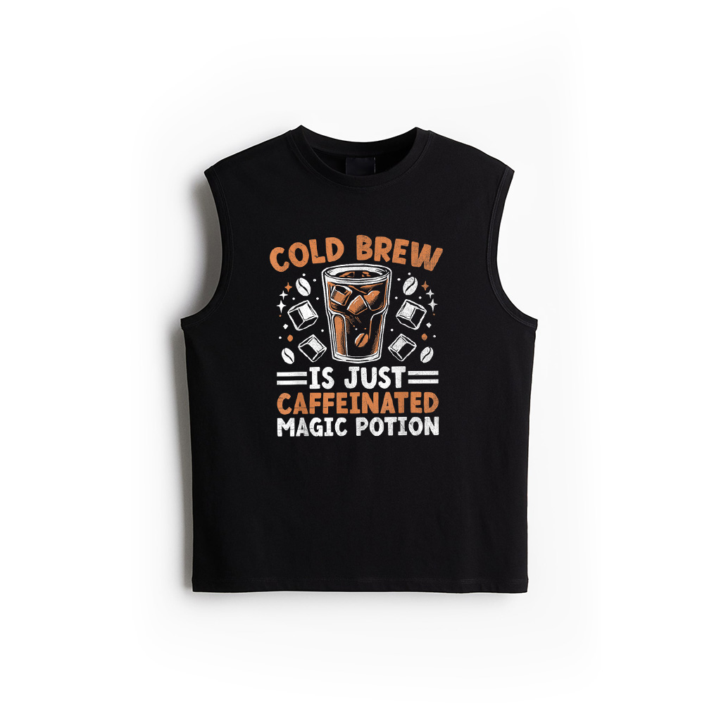 Funny Iced Coffee Lover Cold Brew Latte Caffeine Espresso Tank Top