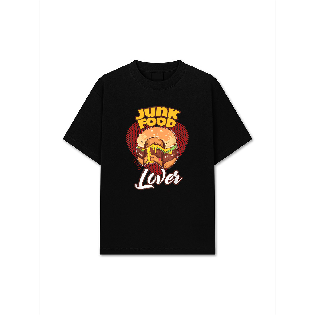 Funny Junk Foods Lover Burger Fries Fastfood Junk Foods T-Shirt