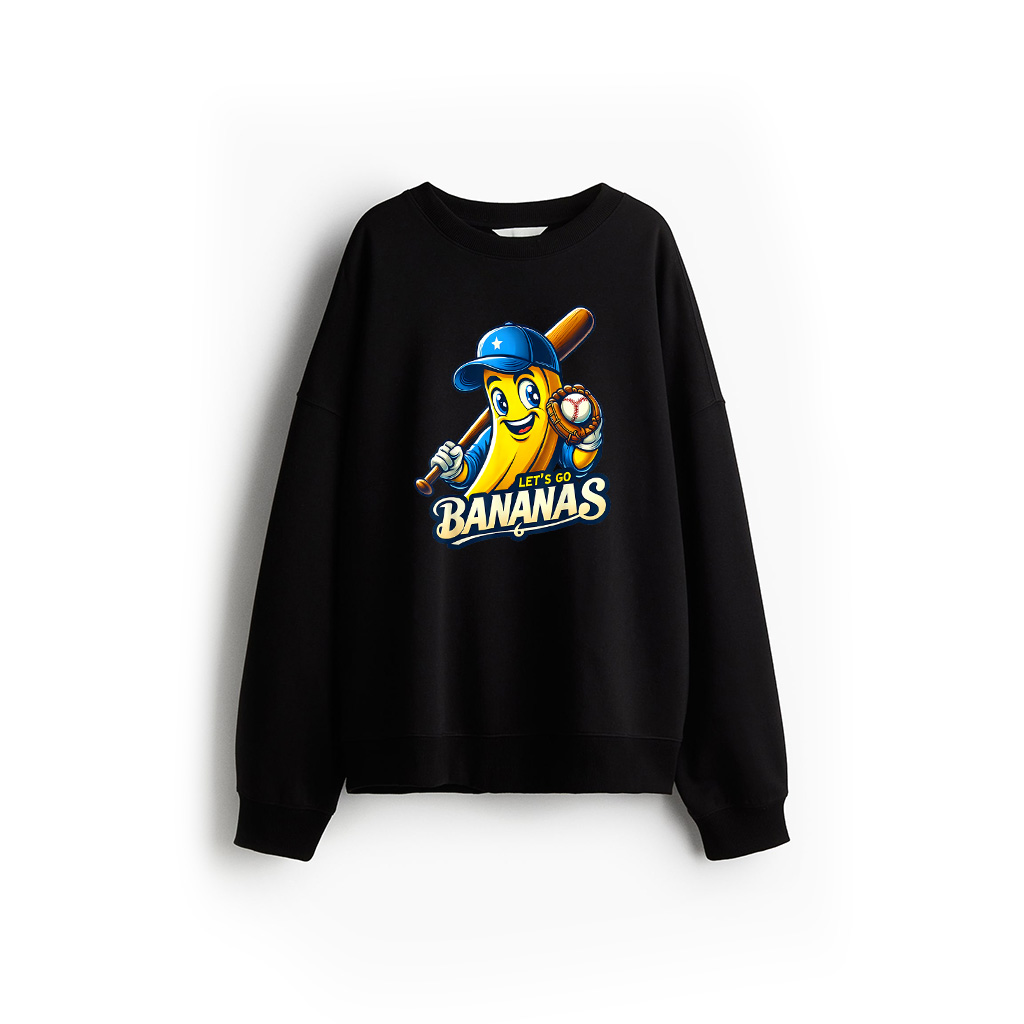 Funny Let's Go Bananas Cute Banana Fruit Lover Game Day Sweatshirt 26-06-2025