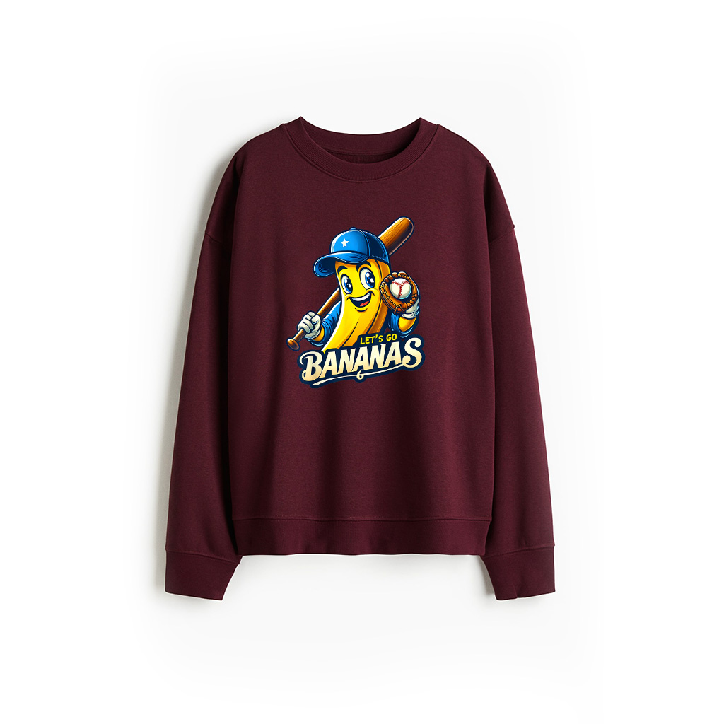 Funny Let's Go Bananas Cute Banana Fruit Lover Game Day Sweatshirt 26-06-2025