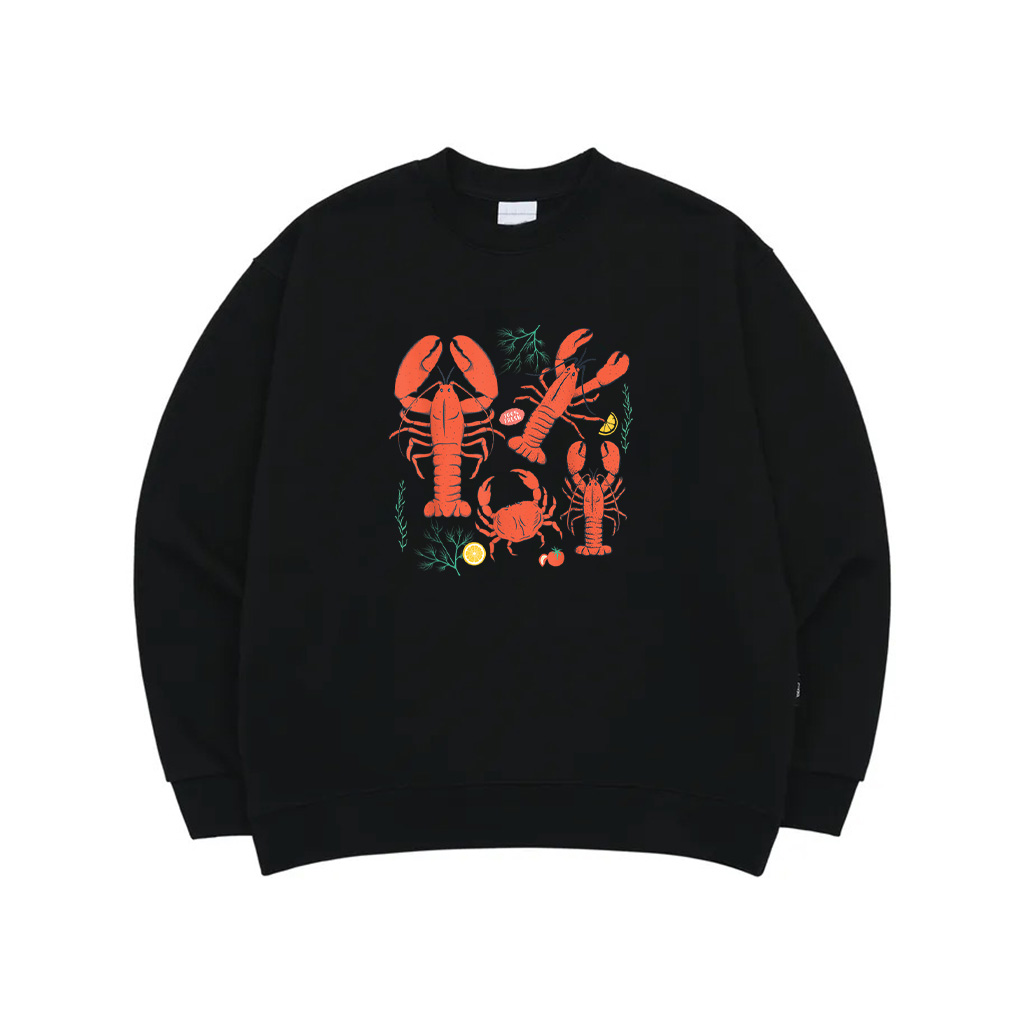 Funny Lobster Crawfish Crab Vintage Lobster Sweatshirt