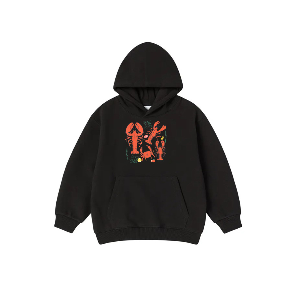 Funny Lobster Crawfish Crab Vintage Lobster Hoodie