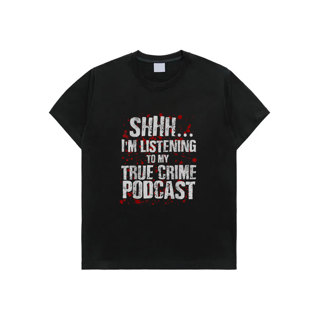 Funny Murderino Shirt Obsessed Junkie True Crime Podcast T-Shirt
