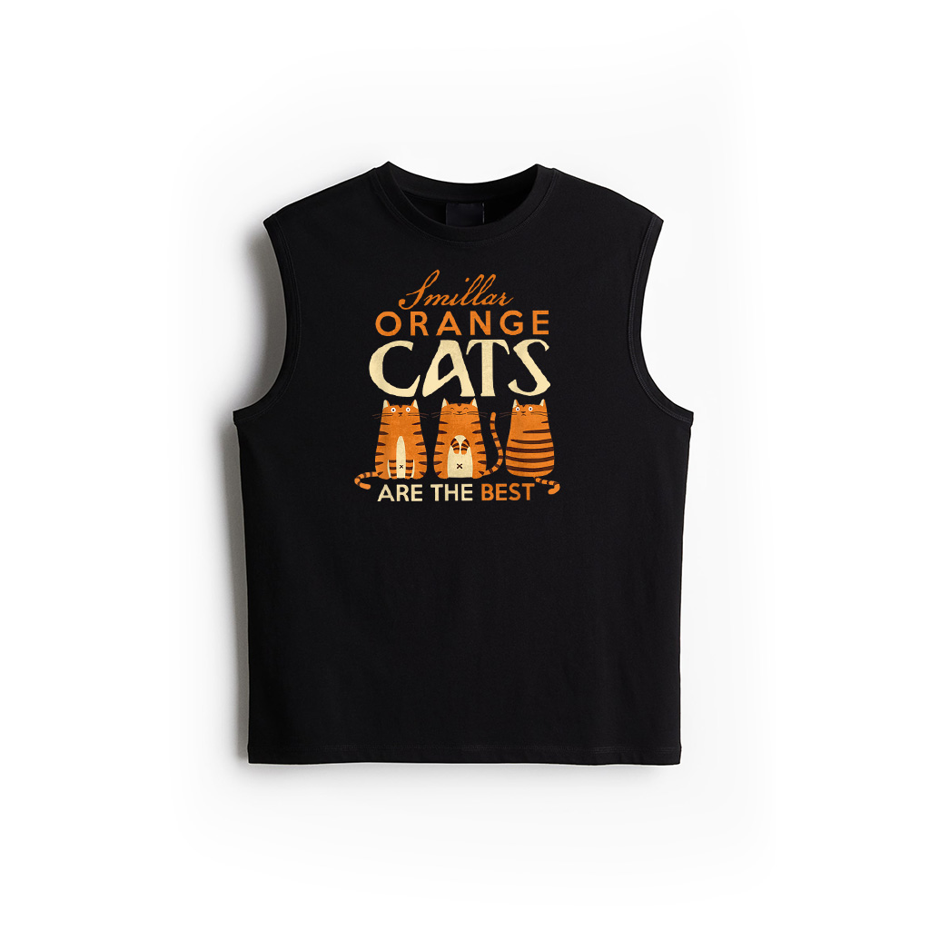 Funny Orange Cats Are The Best Cat Mom Tank Top