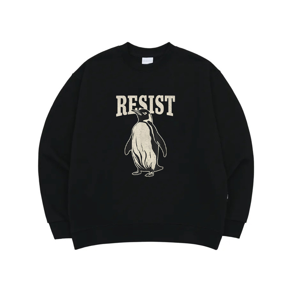 Funny Penguin Resist Penguins Protest Against Tariffs Tariff Sweatshirt
