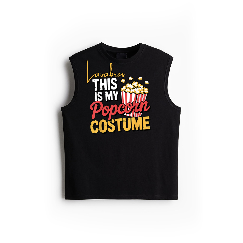 Funny Popcorn Costume For Men Women Popcorn Lover Pop Corn Tank Top