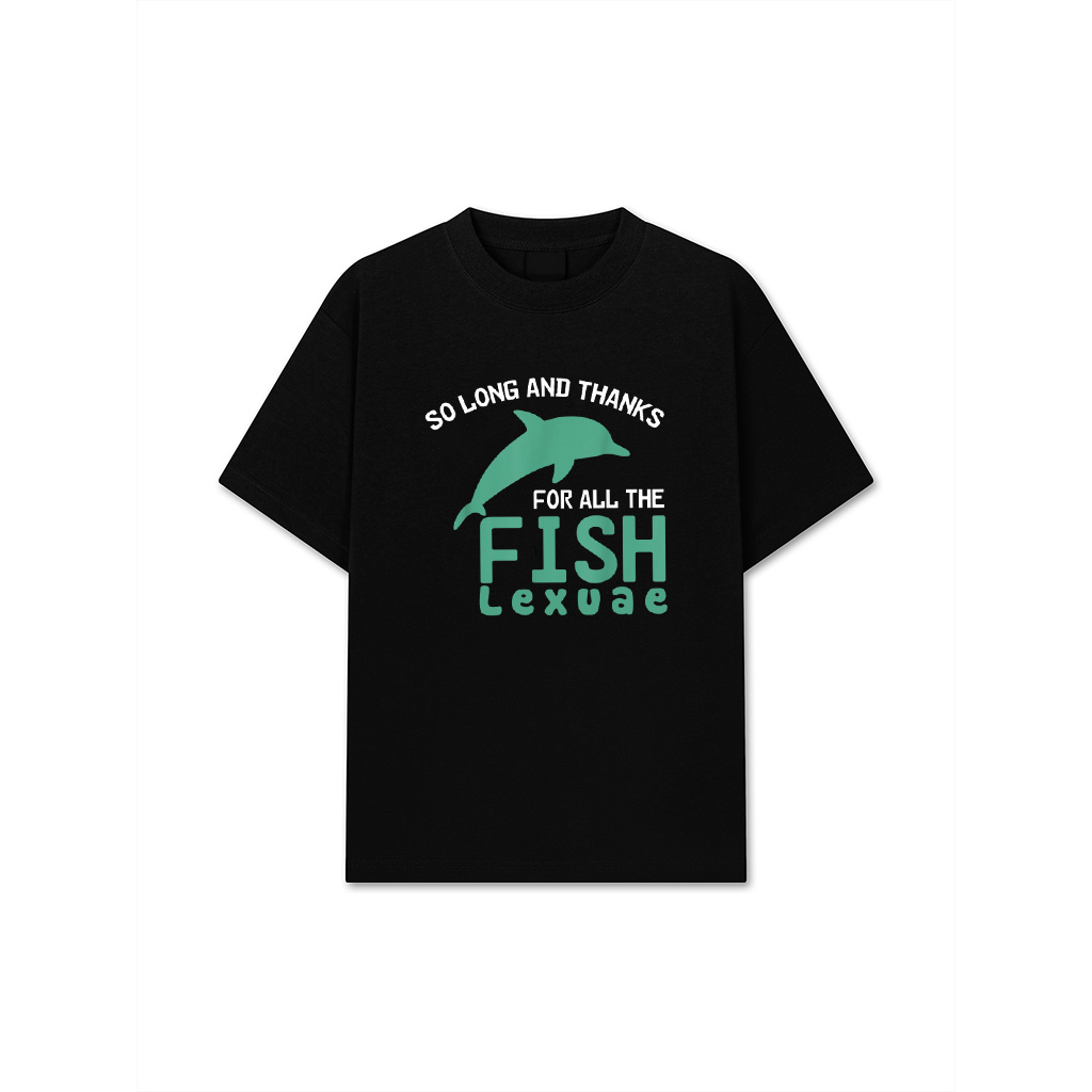 Funny Quote So Long And Thanks For All The Fish Vintage T-Shirt
