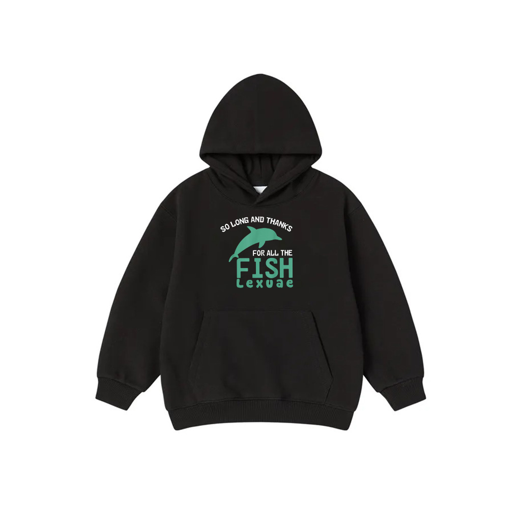 Funny Quote So Long And Thanks For All The Fish Vintage Hoodie