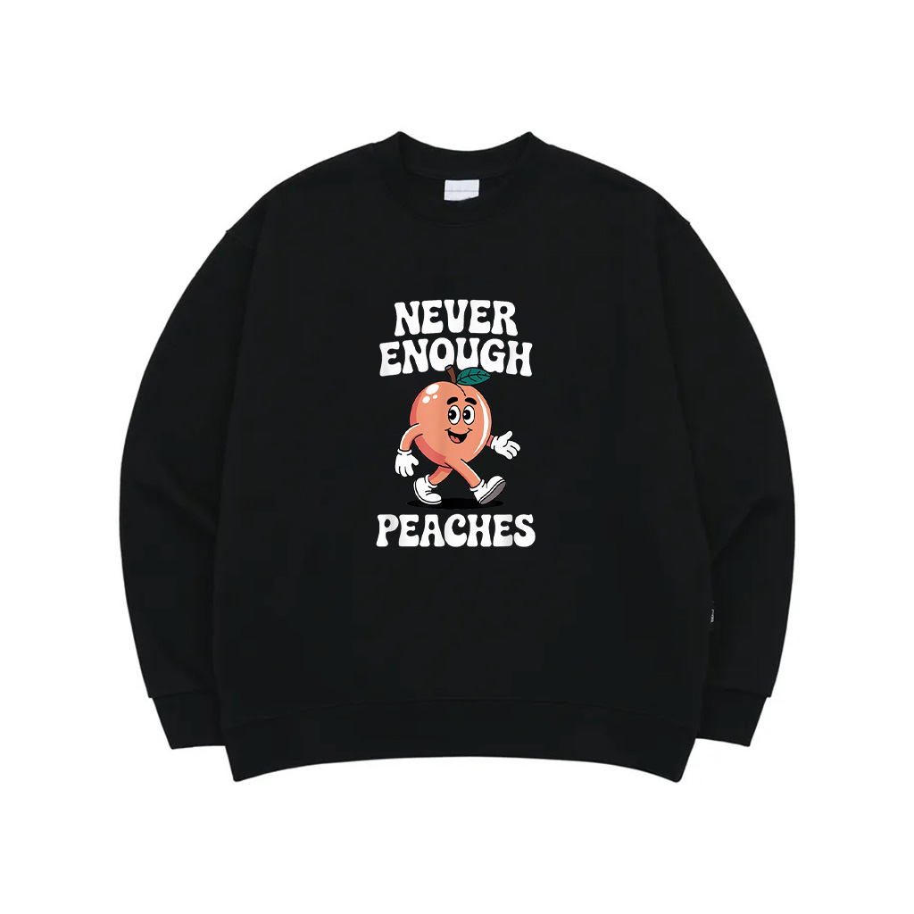 Funny Retro Peaches Men Women Boys Or Girls Peach Sweatshirt