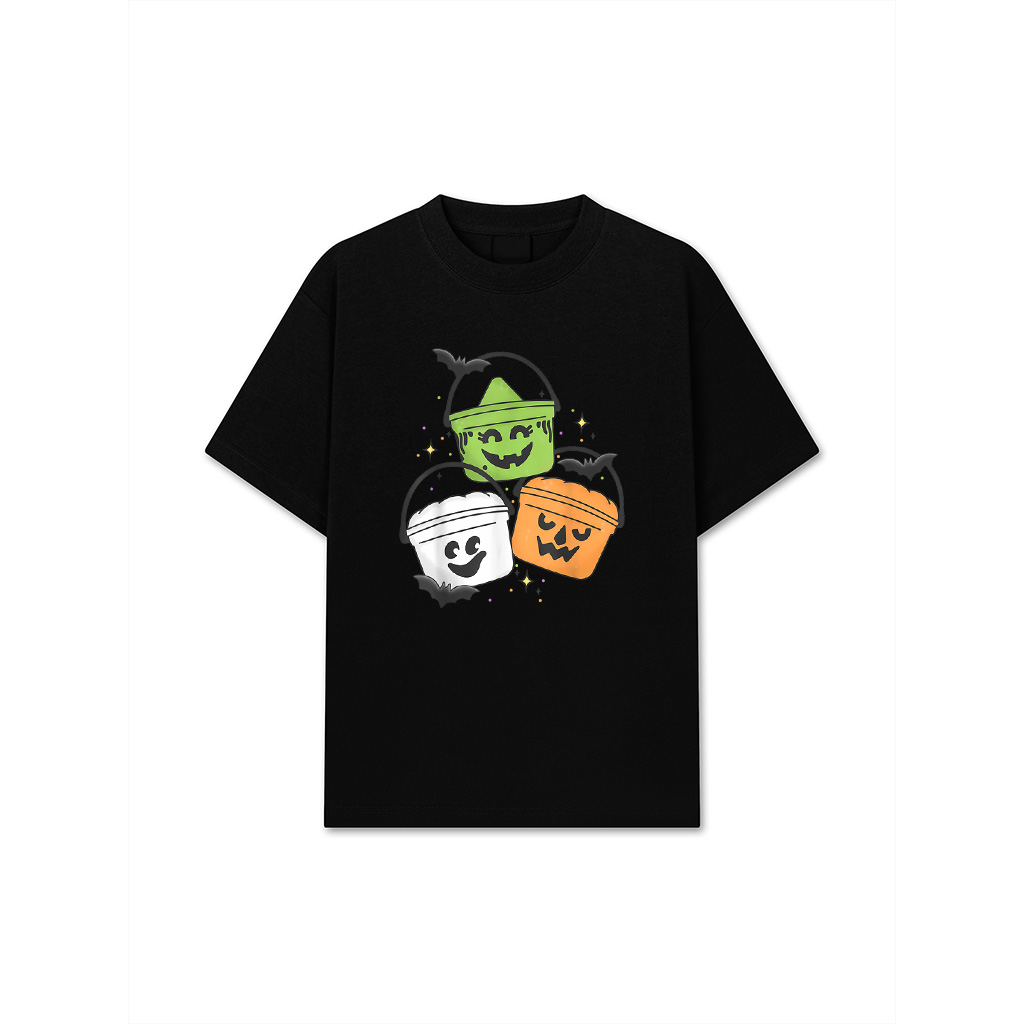 Funny Retro Vintage Spooky Chicken Nuggets Pumpkin Halloween T-Shirt