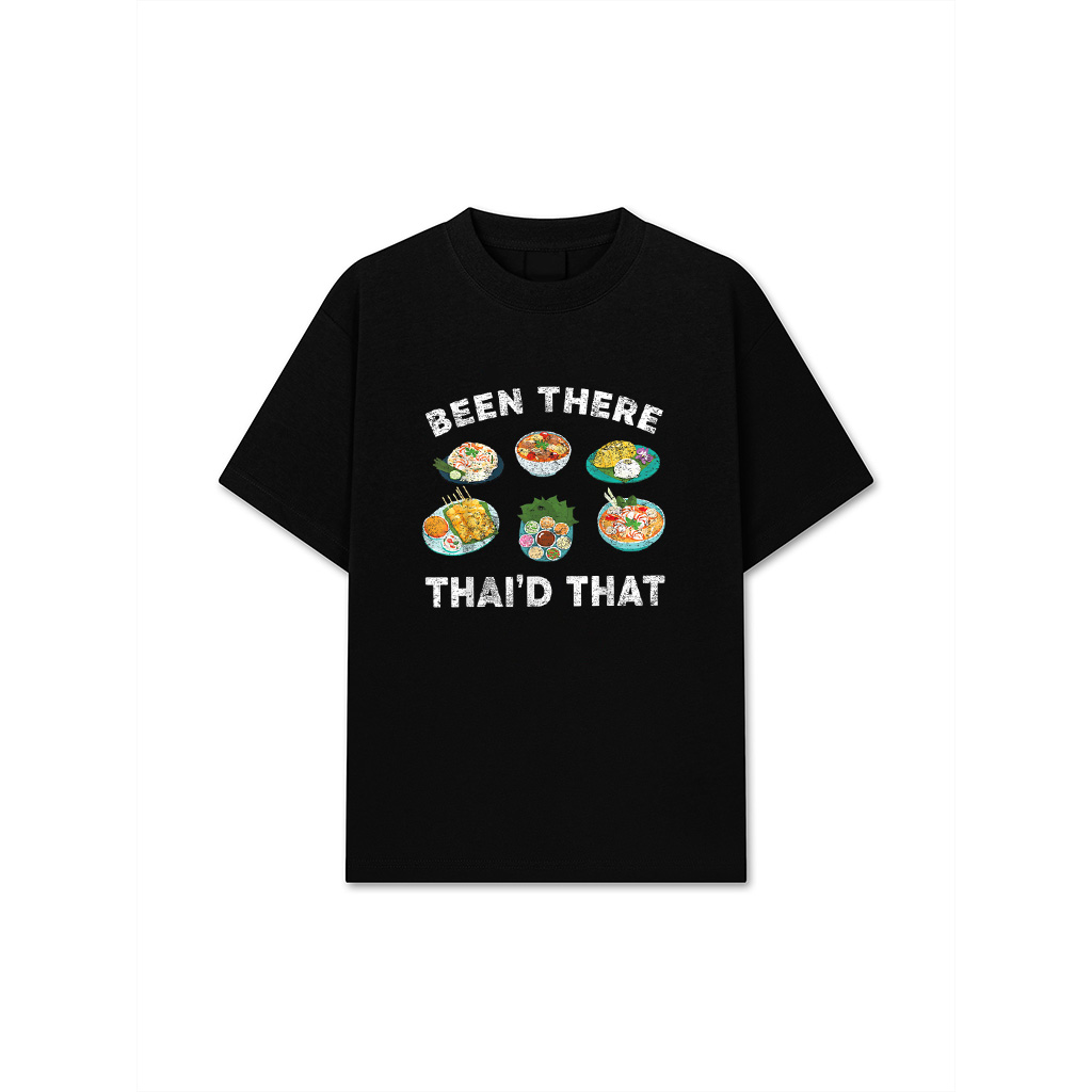 Funny Thai Pun Obsessed With Eating Thai Food Cuisine Joke T-Shirt